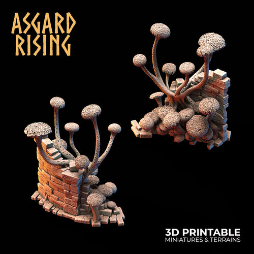 Fungi Ruins - Asgard Rising Miniatures - Wargaming D&D DnD