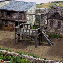 Load image into Gallery viewer, Gallows - King and Country - Printable Scenery Terrain Wargaming D&amp;D DnD 28mm 32mm 40mm 54mm