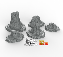 Load image into Gallery viewer, Giant Anthills - Fantastic Plants and Rocks Vol. 2 - Print Your Monsters - Wargaming D&amp;D DnD