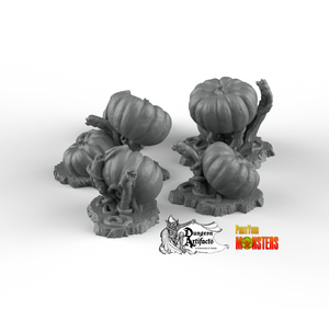 Giant Pumpkins - Fantastic Plants and Rocks Vol. 2 - Print Your Monsters - Wargaming D&D DnD