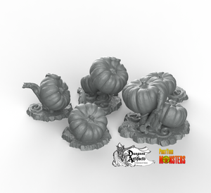 Giant Pumpkins - Fantastic Plants and Rocks Vol. 2 - Print Your Monsters - Wargaming D&D DnD