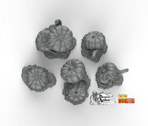 Giant Pumpkins - Fantastic Plants and Rocks Vol. 2 - Print Your Monsters - Wargaming D&D DnD