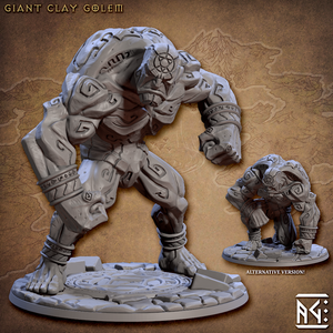 Giant Clay Golem - Arcanist Guild - Artisan Guild Minis Wargaming D&D DnD