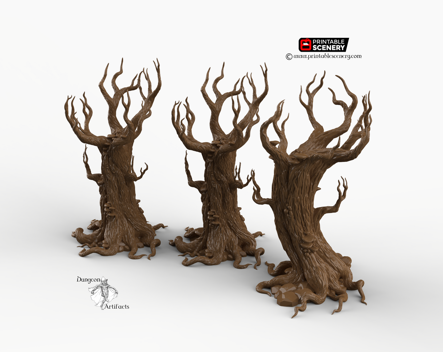 Gloomwood Trees - Dwarves, Elves and Demons 28mm 32mm Wargaming Terrain D&D