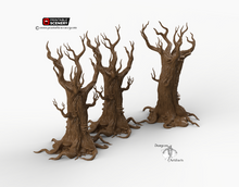 Load image into Gallery viewer, Gloomwood Trees - Dwarves, Elves and Demons 28mm 32mm Wargaming Terrain D&amp;D