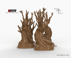 Skull Trees - Winterdale 28mm 32mm Wargaming Terrain D&D, DnD