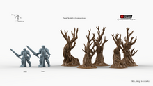 Load image into Gallery viewer, Gnarly Trees - Winterdale 15mm 28mm 32mm Wargaming Terrain D&amp;D, DnD