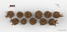 Load image into Gallery viewer, Gnarly, Wildwood, and Skull Tree Set - Winterdale 15mm 28mm 32mm Wargaming Terrain D&amp;D, DnD