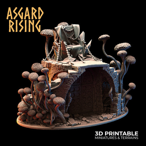 Goblin King's Throne - Asgard Rising Miniatures - Wargaming D&D DnD