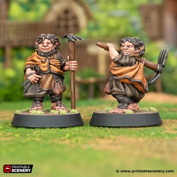 Grommet Stickle-Marsh - Rise of the Halflings - Printable Scenery Wargaming D&D DnD 28mm 32mm 40mm 54mm