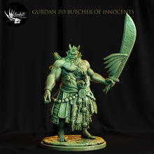 Load image into Gallery viewer, Gurdan Zo Butcher of Innocents - Shikan Theocracy - FanteZi Wargaming D&amp;D DnD