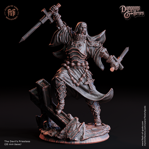 The Devil's Priestess - Dungeons and Terrors - Flesh of the Gods - Wargaming D&D DnD