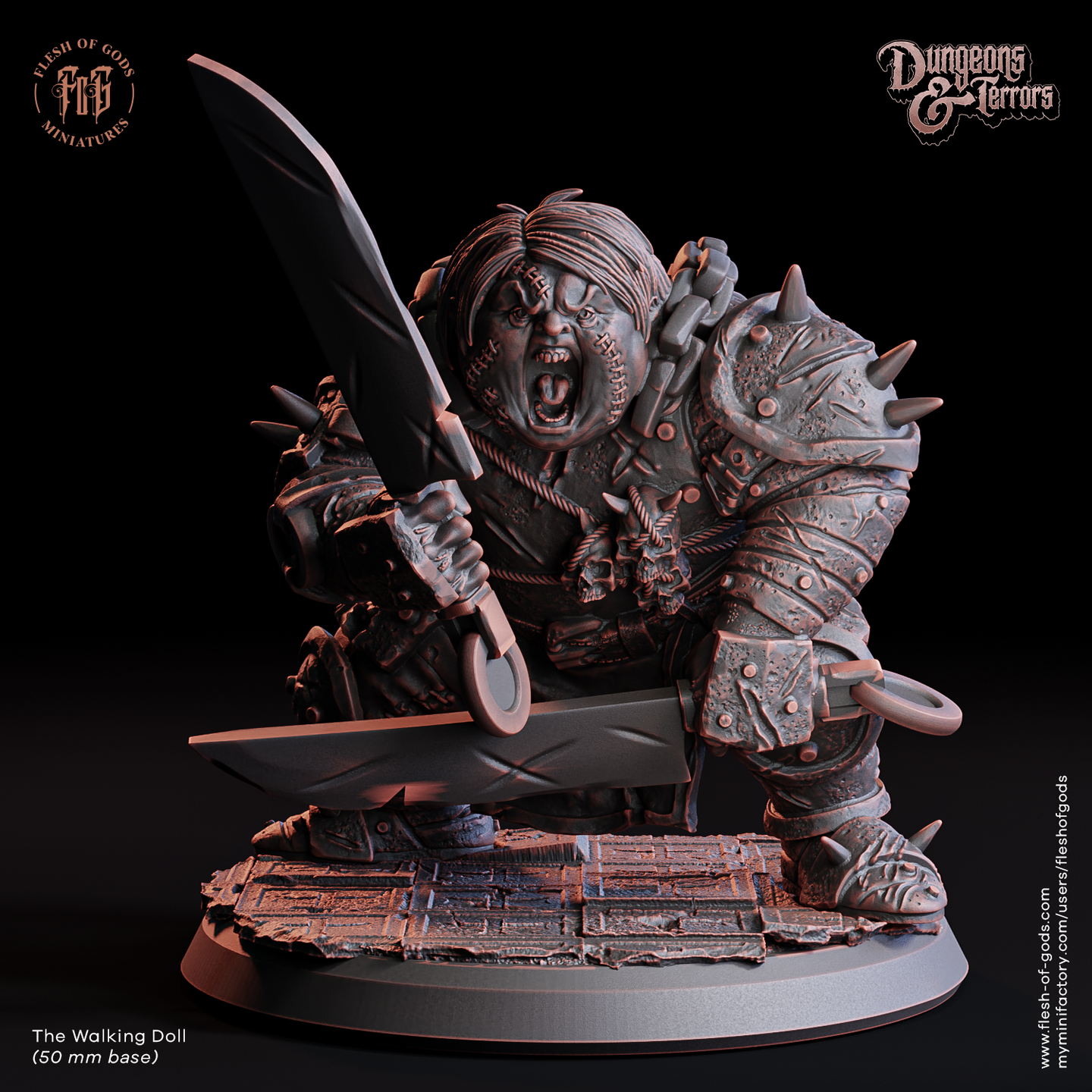 The Walking Doll - Dungeons and Terrors - Flesh of the Gods - Wargaming D&D DnD