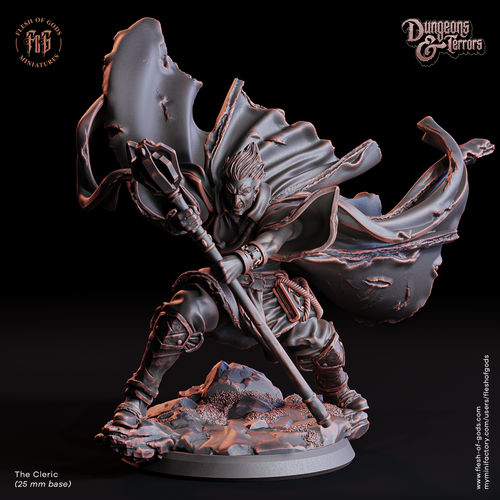 The Cleric - Dungeons and Terrors - Flesh of the Gods - Wargaming D&D DnD