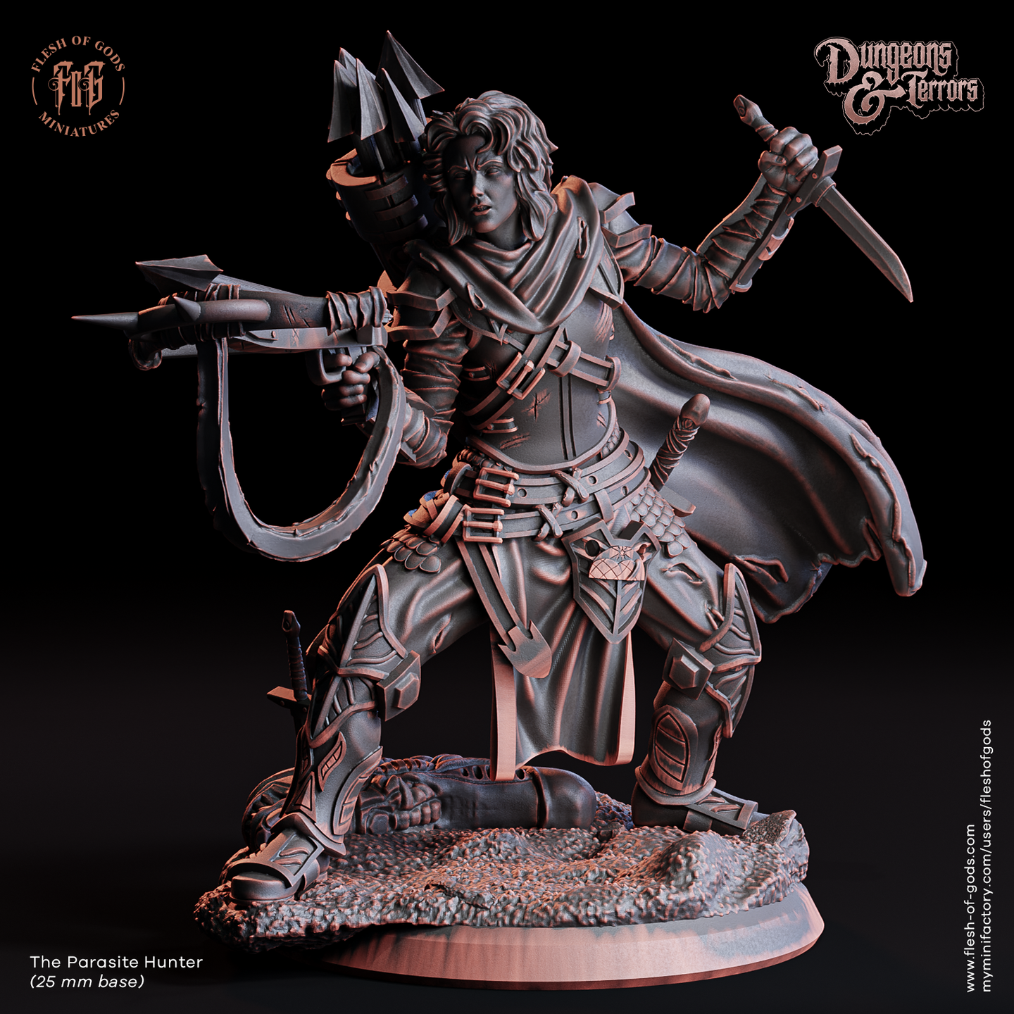 The Parasite Hunter - Dungeons and Terrors - Flesh of the Gods - Wargaming D&D DnD