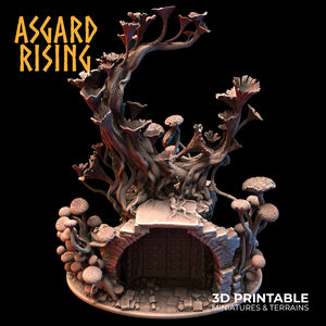 Fungi Forest Ruins - Asgard Rising Miniatures - Wargaming D&D DnD