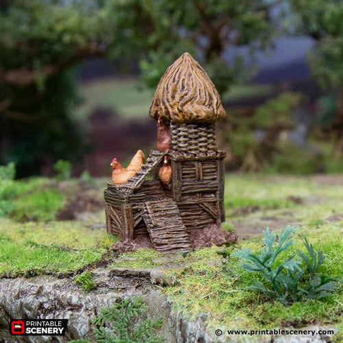 The Hens Tower - Hagglethorn Hollow - Printable Scenery Terrain Wargaming D&D DnD