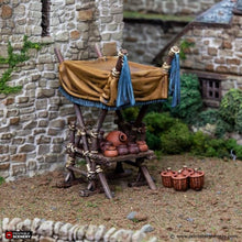 Load image into Gallery viewer, Herbs and Spices Market Stand - King and Country - Printable Scenery Wargaming D&amp;D DnD 28mm 32mm 40mm 54mm