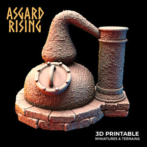 Dwarven Distillery and Brewery - Asgard Rising - Wargaming D&D DnD