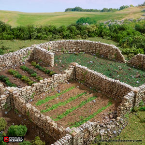 Country High Walls - King and Country - Printable Scenery Terrain Wargaming D&D DnD