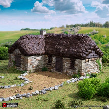 Load image into Gallery viewer, Highland Stone Barn - King and Country - Printable Scenery Terrain Wargaming D&amp;D DnD 10mm 15mm 20mm 25mm 28mm 32mm 40mm 54mm Painted options