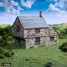 Load image into Gallery viewer, Hollyhock Cottage - King and Country - Printable Scenery Terrain Wargaming D&amp;D DnD 10mm 15mm 20mm 25mm 28mm 32mm 40mm 54mm Painted options
