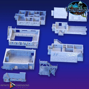 Last Hearth Inn - Torbridge Cull - Infinite Dimensions Terrain Wargaming D&D DnD 15mm 20mm 25mm 28mm 32mm 40mm