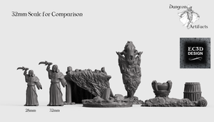 Ice Tribe Scenery -  28mm 32mm Wilds of Wintertide Wargaming Terrain D&D, DnD
