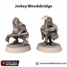 Load image into Gallery viewer, Jorkey Woodsbridge - Rise of the Halflings - Printable Scenery Wargaming D&amp;D DnD 28mm 32mm 40mm 54mm