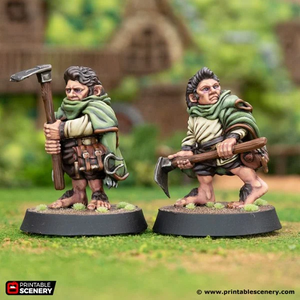 Grover Stumpley - Rise of the Halflings - Printable Scenery Wargaming D&D DnD 28mm 32mm 40mm 54mm