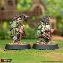 Load image into Gallery viewer, Jorkey Woodsbridge - Rise of the Halflings - Printable Scenery Wargaming D&amp;D DnD 28mm 32mm 40mm 54mm