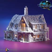Load image into Gallery viewer, Last Hearth Keep&#39;s Cottage - Torbridge Cull - Infinite Dimensions Terrain Wargaming D&amp;D DnD 15mm 20mm 25mm 28mm 32mm 40mm