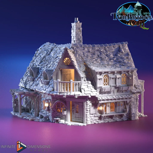 Last Hearth Keep's Cottage - Torbridge Cull - Infinite Dimensions Terrain Wargaming D&D DnD 15mm 20mm 25mm 28mm 32mm 40mm