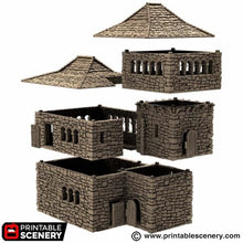 Load image into Gallery viewer, King&#39;s Quarters - King and Country - Printable Scenery Terrain Wargaming D&amp;D DnD 10mm 15mm 20mm 25mm 28mm 32mm 40mm 54mm Painted options
