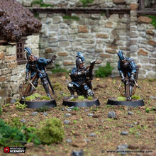 Load image into Gallery viewer, Crossbowmen - King and Country - Printable Scenery Wargaming D&amp;D DnD 28mm 32mm 40mm 54mm