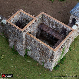 King's Quarters - King and Country - Printable Scenery Terrain Wargaming D&D DnD 10mm 15mm 20mm 25mm 28mm 32mm 40mm 54mm Painted options