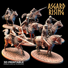 Load image into Gallery viewer, Medieval Cavalry Warband Modular Set - Asgard Rising Miniatures - Wargaming D&amp;D DnD