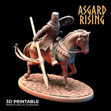 Load image into Gallery viewer, Medieval Cavalry Warband Modular Set - Asgard Rising Miniatures - Wargaming D&amp;D DnD
