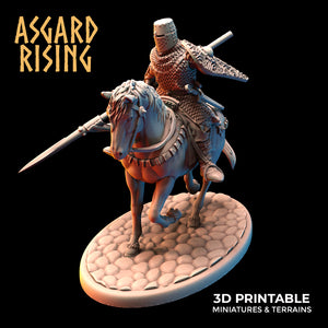Medieval Cavalry Warband Modular Set - Asgard Rising Miniatures - Wargaming D&D DnD
