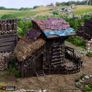 Large Shanty - King and Country - Printable Scenery Terrain Wargaming D&D DnD 10mm 15mm 20mm 25mm 28mm 32mm 40mm 54mm