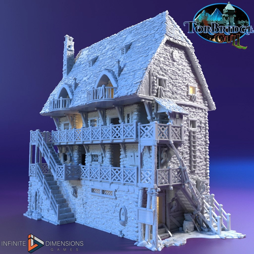 Last Hearth Hotel - Torbridge Cull - Infinite Dimensions Terrain Wargaming D&D DnD 15mm 20mm 25mm 28mm 32mm 40mm