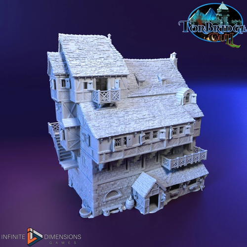 Last Hearth Inn - Torbridge Cull - Infinite Dimensions Terrain Wargaming D&D DnD 15mm 20mm 25mm 28mm 32mm 40mm