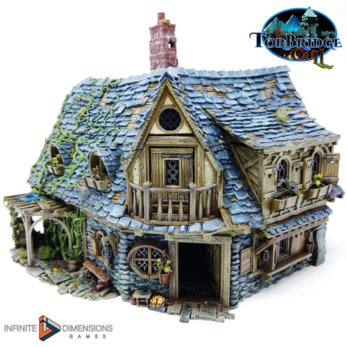 Last Hearth Keep's Cottage - Torbridge Cull - Infinite Dimensions Terrain Wargaming D&D DnD 15mm 20mm 25mm 28mm 32mm 40mm