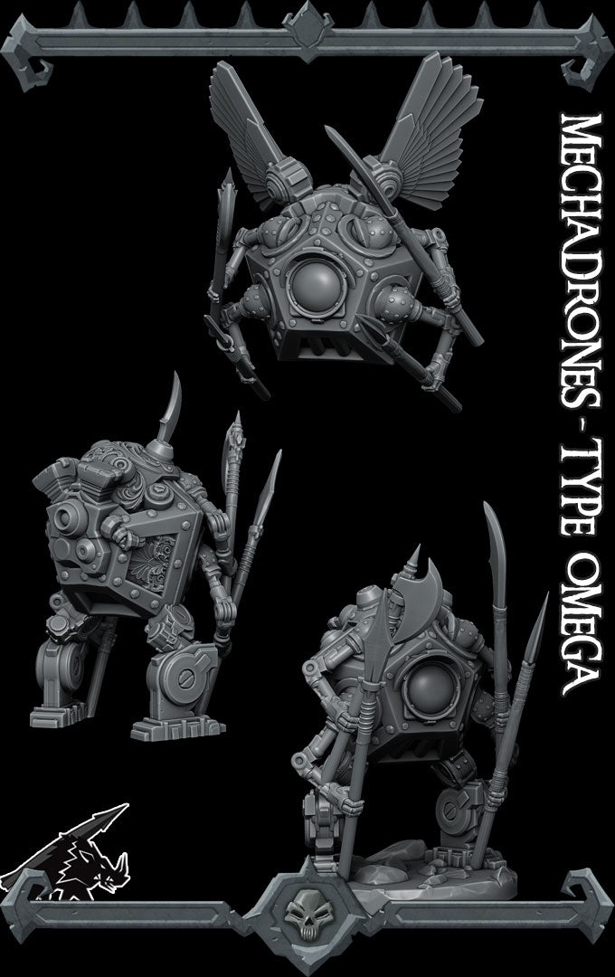 Mechadrones Type Omega - Rocket Pig Wargaming D&D DnD