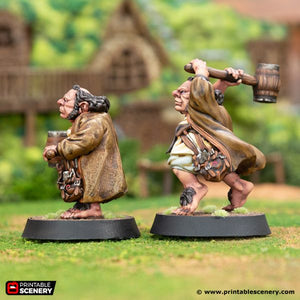 Mace Beadly - Rise of the Halflings - Printable Scenery Wargaming D&D DnD 28mm 32mm 40mm 54mm