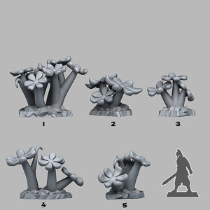 Magic Childish Flowers - Fantastic Plants and Rocks Vol. 3 - Print Your Monsters - Wargaming D&D DnD