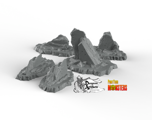 Maleficent Slates - Fantastic Plants and Rocks Vol. 2 - Print Your Monsters - Wargaming D&D DnD