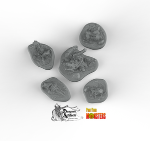 Marshy Dead Trees - Fantastic Plants and Rocks Vol. 2 - Print Your Monsters - Wargaming D&D DnD