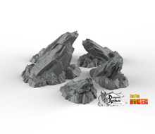 Load image into Gallery viewer, Martian Cliffs - Fantastic Plants and Rocks Vol. 2 - Print Your Monsters - Wargaming D&amp;D DnD