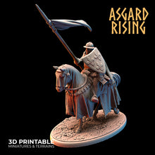 Load image into Gallery viewer, Medieval Heavy Cavalry Warband Set - Asgard Rising Miniatures - Wargaming D&amp;D DnD